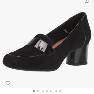 Clarks Black Suede Comfortable Loafer